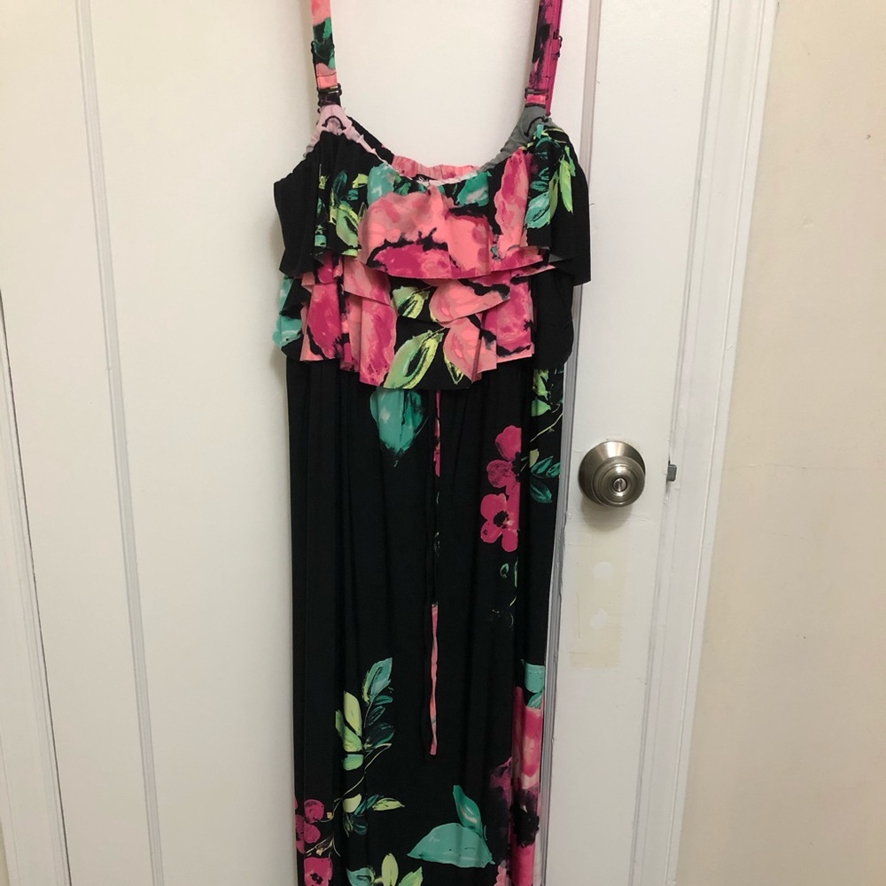Style&Co. Floral Maxi Dress OX